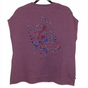 Anthropologie ElevenParis Purple Box Hoodie XS